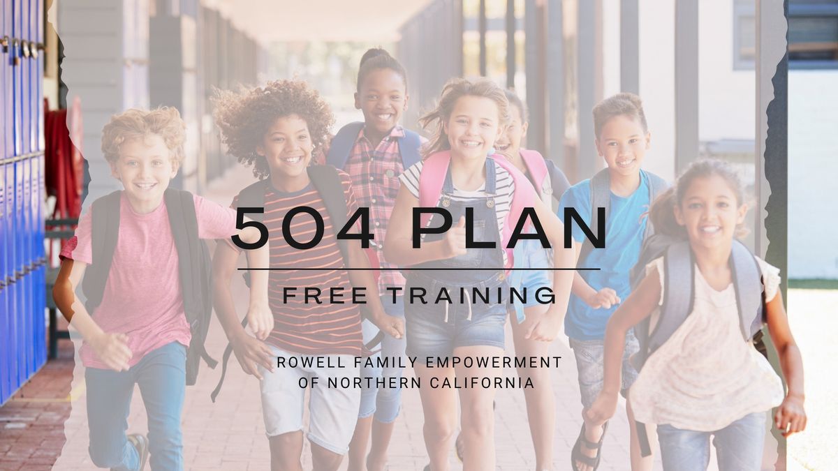 504 Plan Training - In-Person or Online