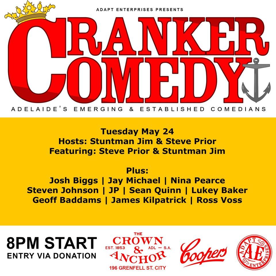 Cranker Comedy Tues May 24