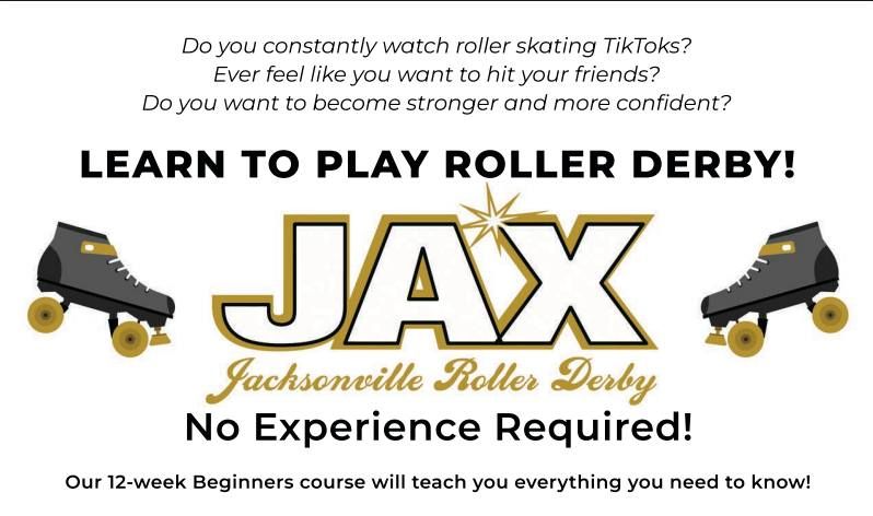 Jacksonville Roller Derby Beginner's Course 2025 : Winter Class