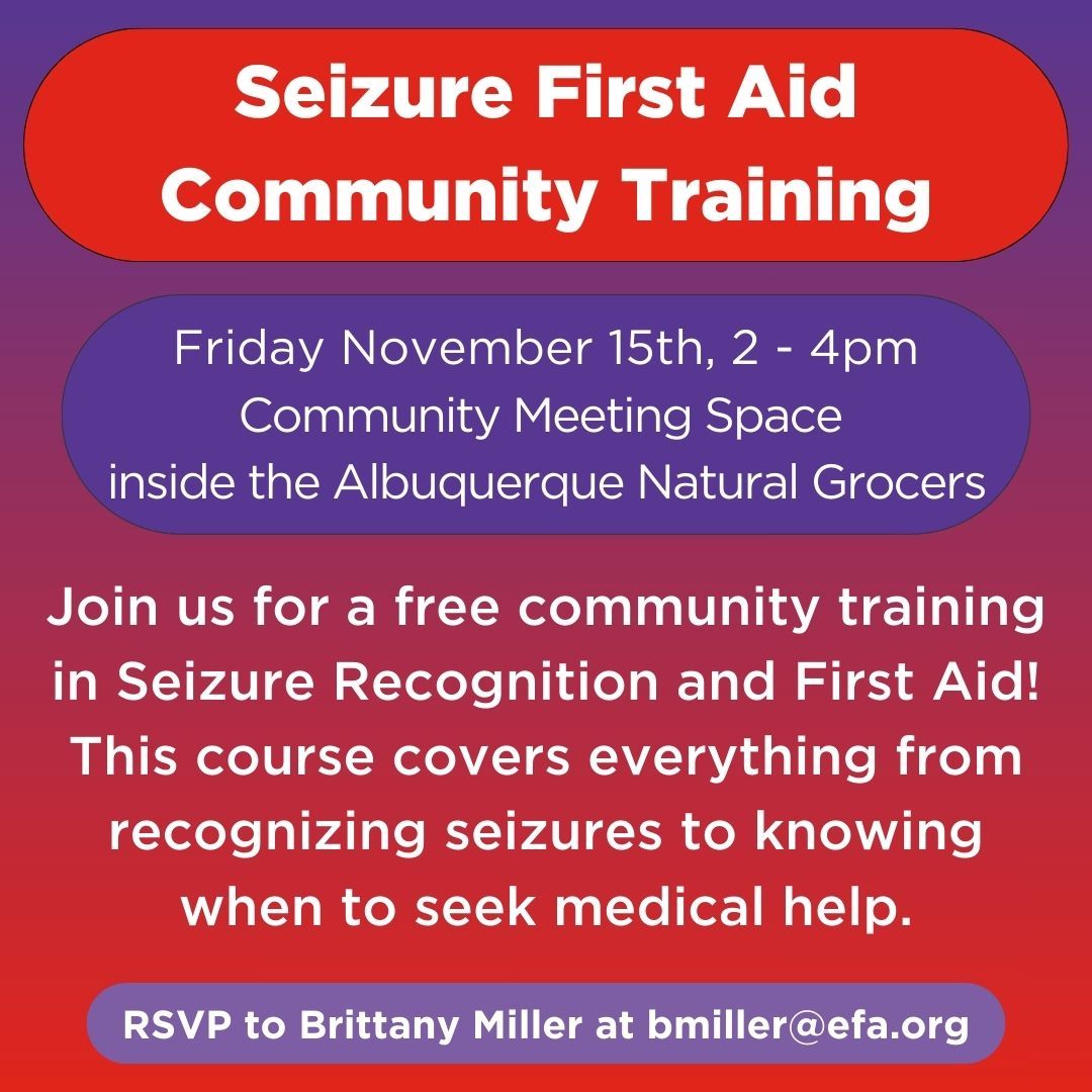 In-Person Seizure First Aid Training