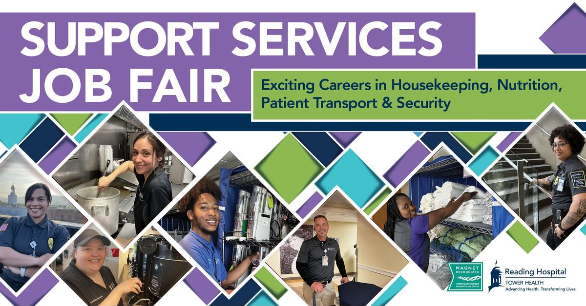 Support Services Job Fair for Housekeeping, Nutrition, Security & Transport Roles