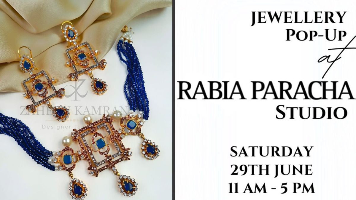 Jewellery Pop-Up at Rabia Paracha Chicago!