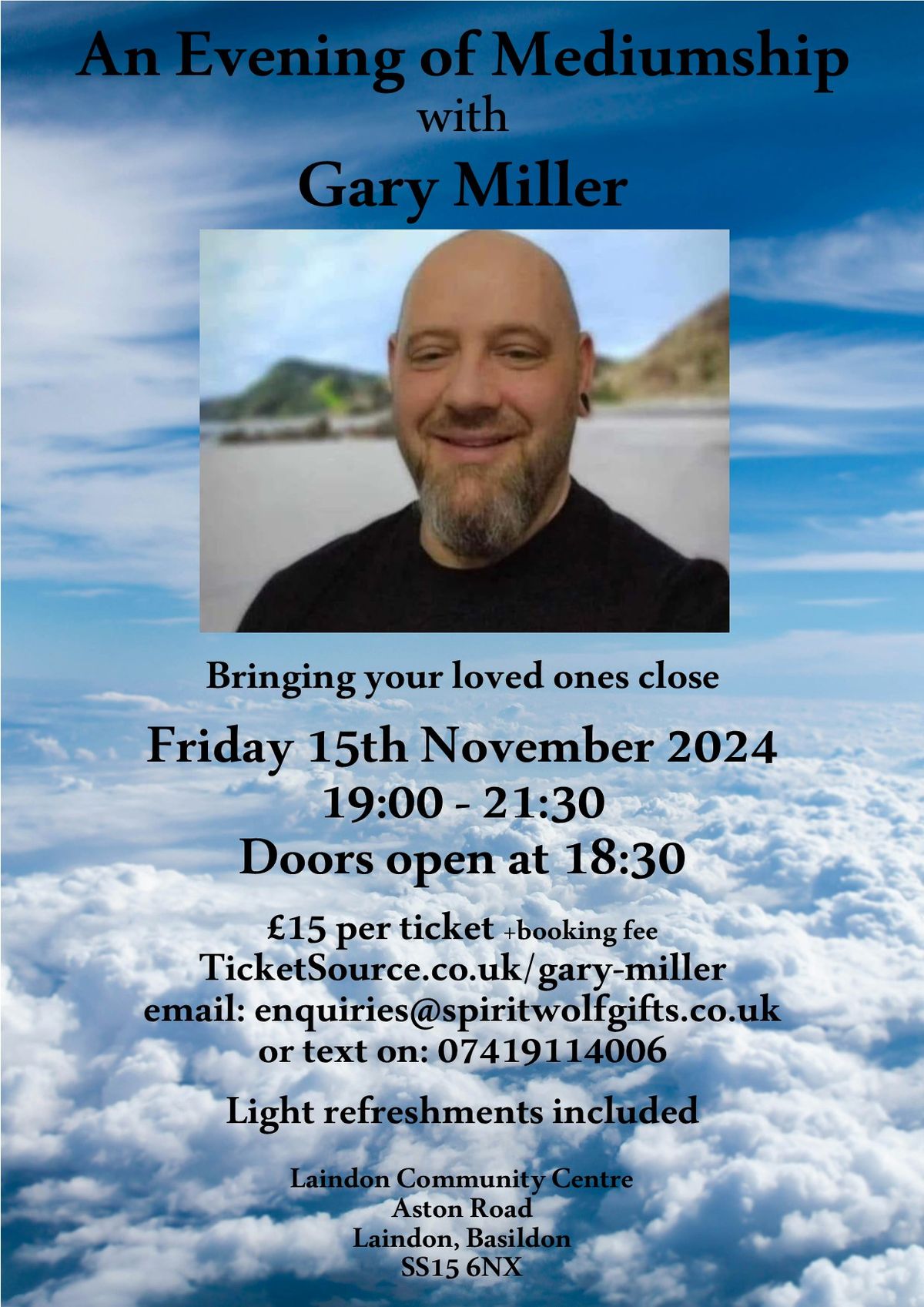 An Evening of Mediumship with Gary Miller