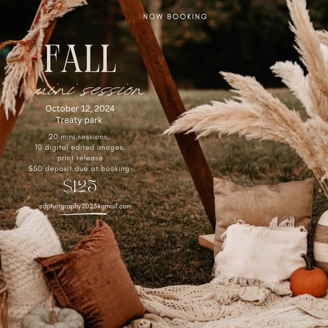 Fall mini sessions 