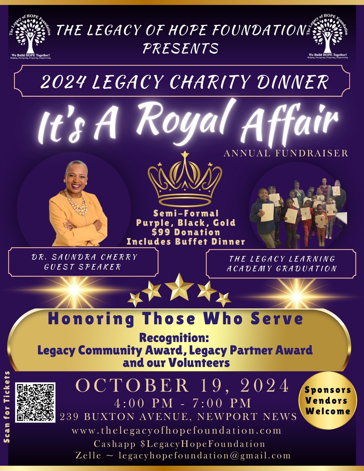 It\u2019s A Royal Affair Charity Dinner