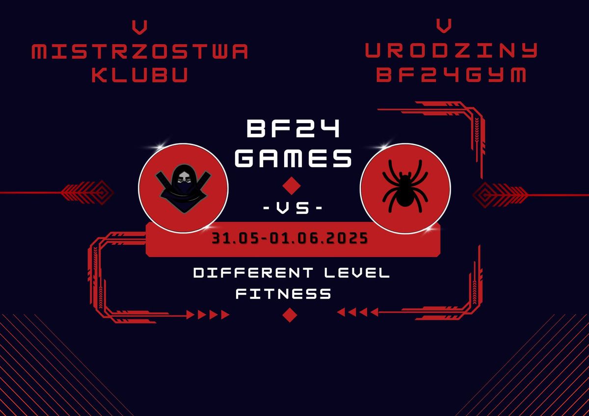 BF24GAMES V MISTRZOSTWA KLUBU i V URODZINY BF24GYM