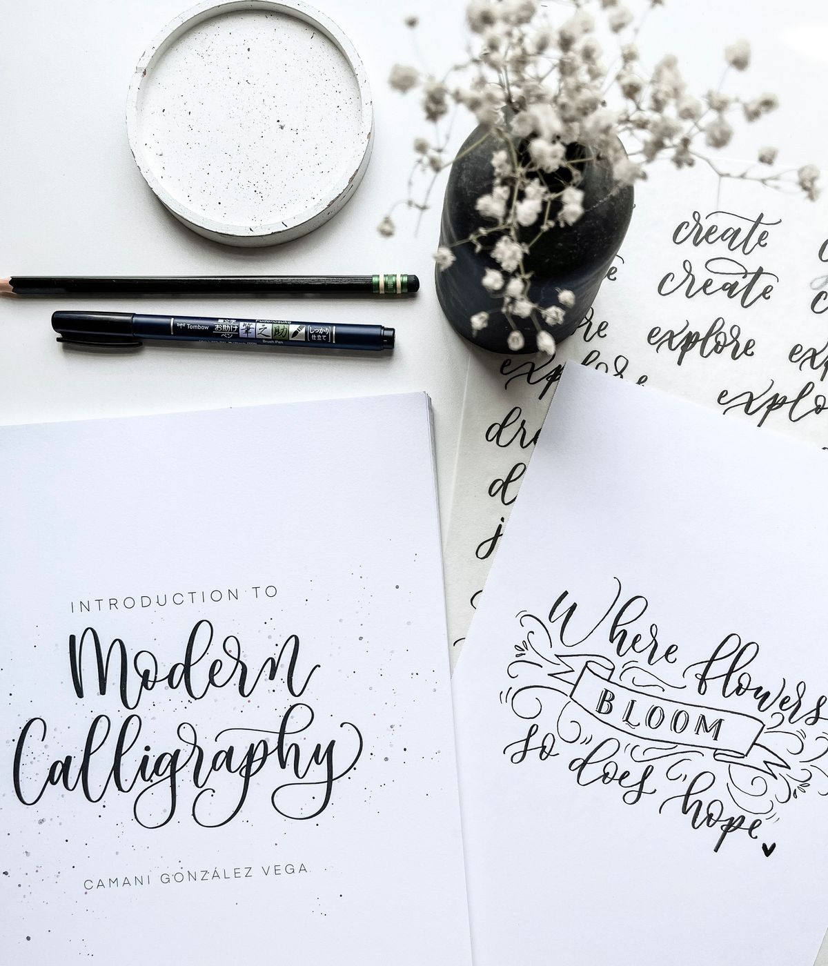 INTRODUCTION TO MODERN CALLIGRAPHY WITH BRUSH PEN