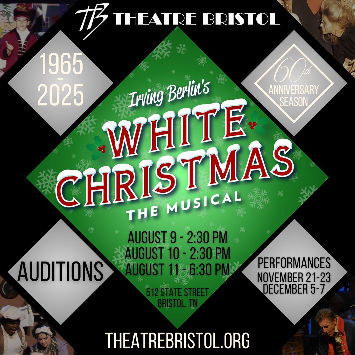 AUDITIONS White Christmas at Theatre Bristol