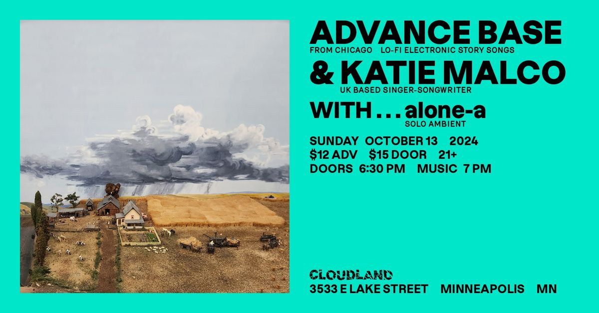 Advance Base and Katie Malco with alone-a