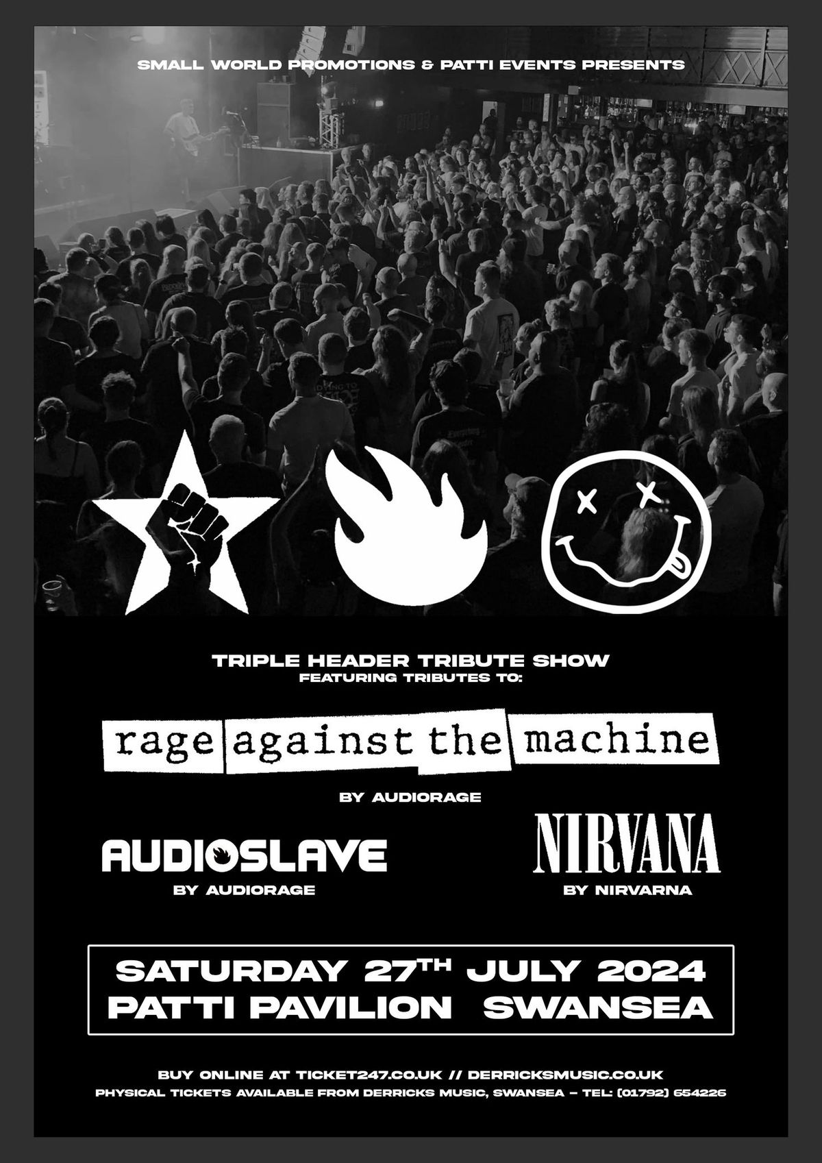 Triple Header Tribute - RATM, Audioslave & Nirvana 