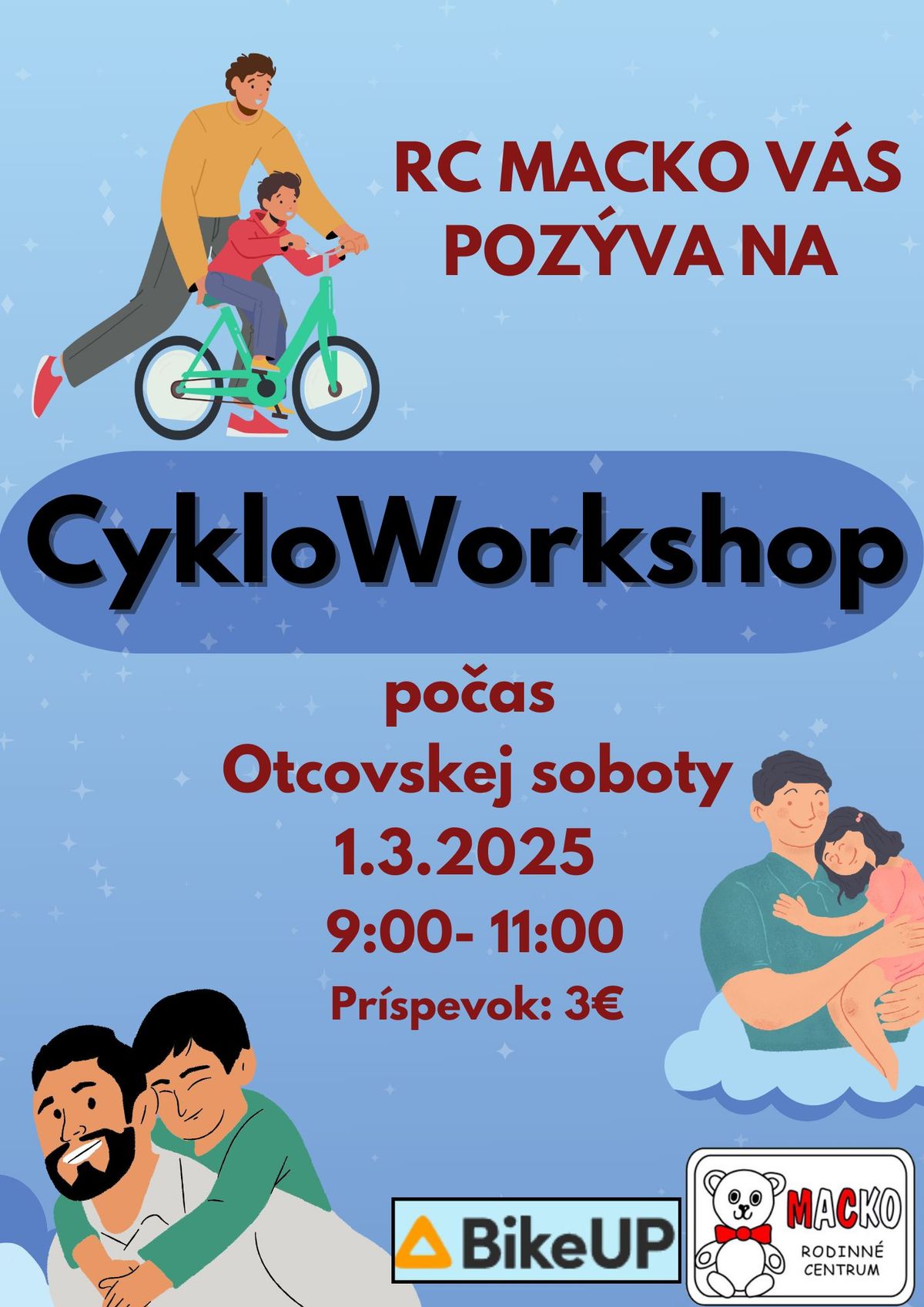 Cykloworkshop po\u010das Otcovskej soboty