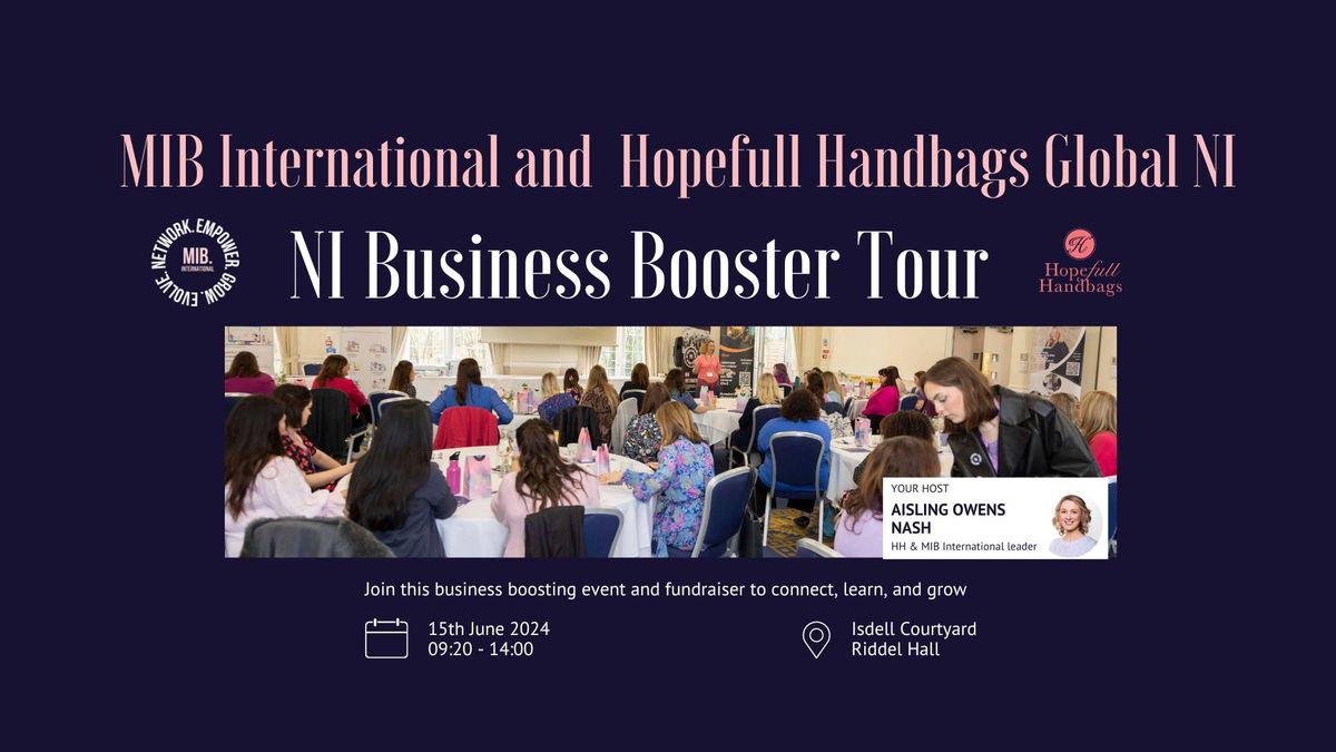 MIB Mind, Body, Business Booster NI in association with Hopefull Handbags NI