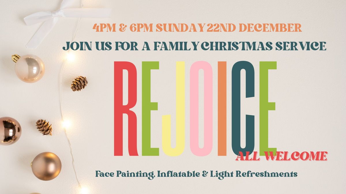 4pm & 6pm Family Christmas Services