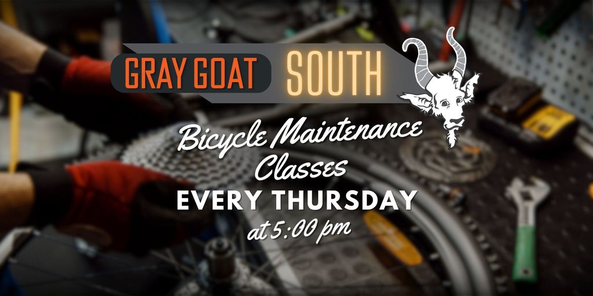 Free Bicycle Maintenance Classes
