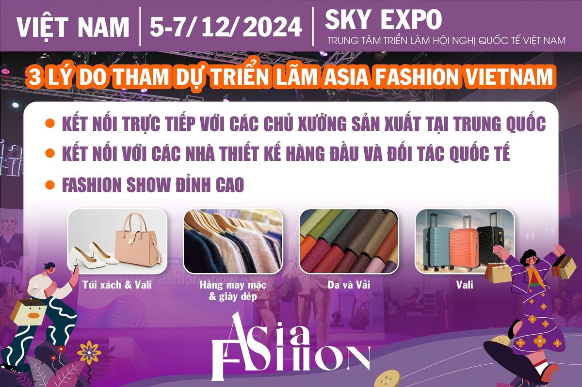 ASIA FASHION (VIETNAM) SHOW - TRI\u1ec2N L\u00c3M TH\u1edcI TRANG CH\u00c2U \u00c1 2024