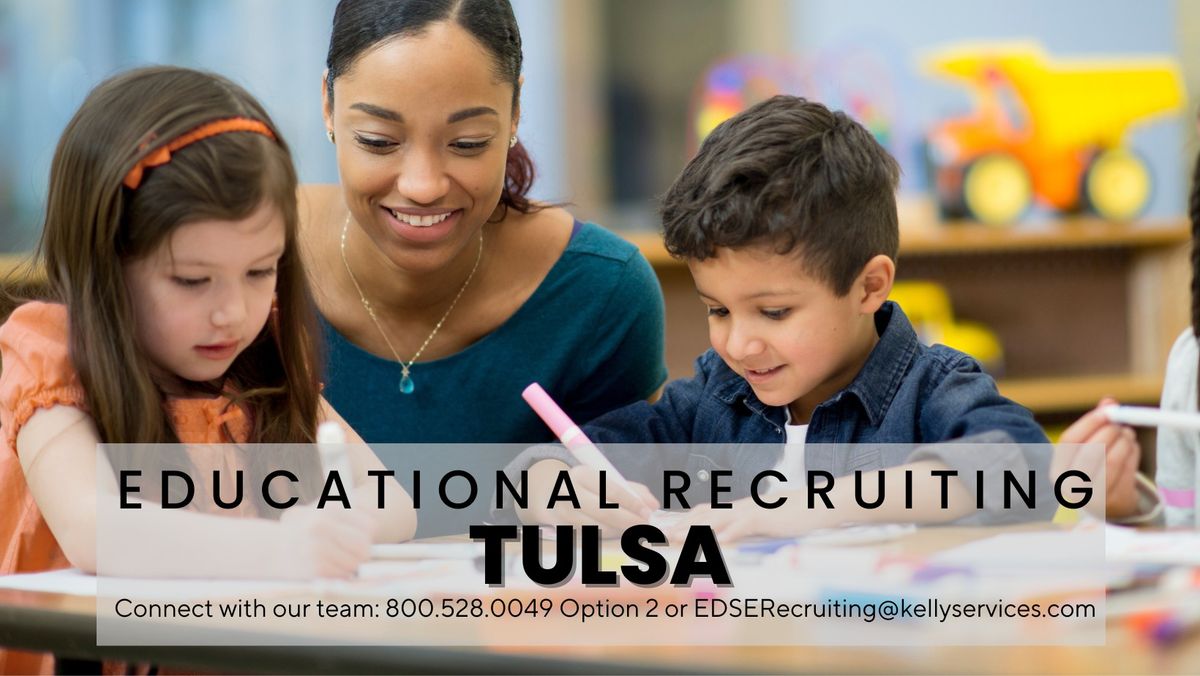 Substitute Hiring Event - Tulsa Public Schools