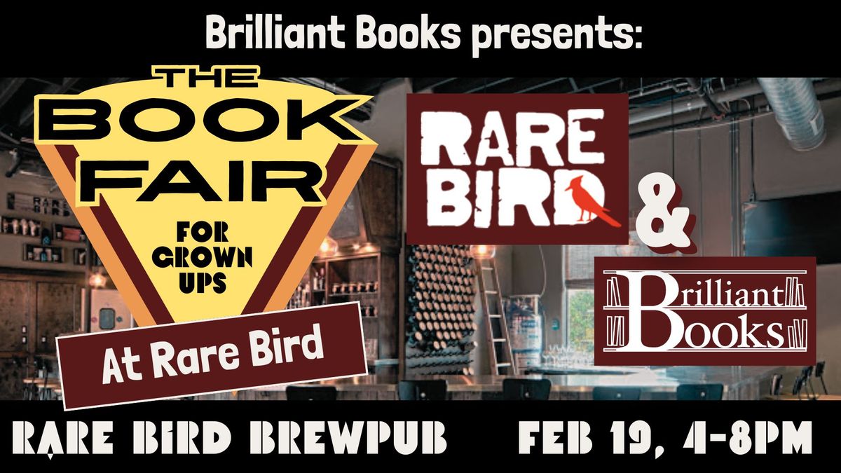 Grown Up Book Fair at Rare Bird Brewpub