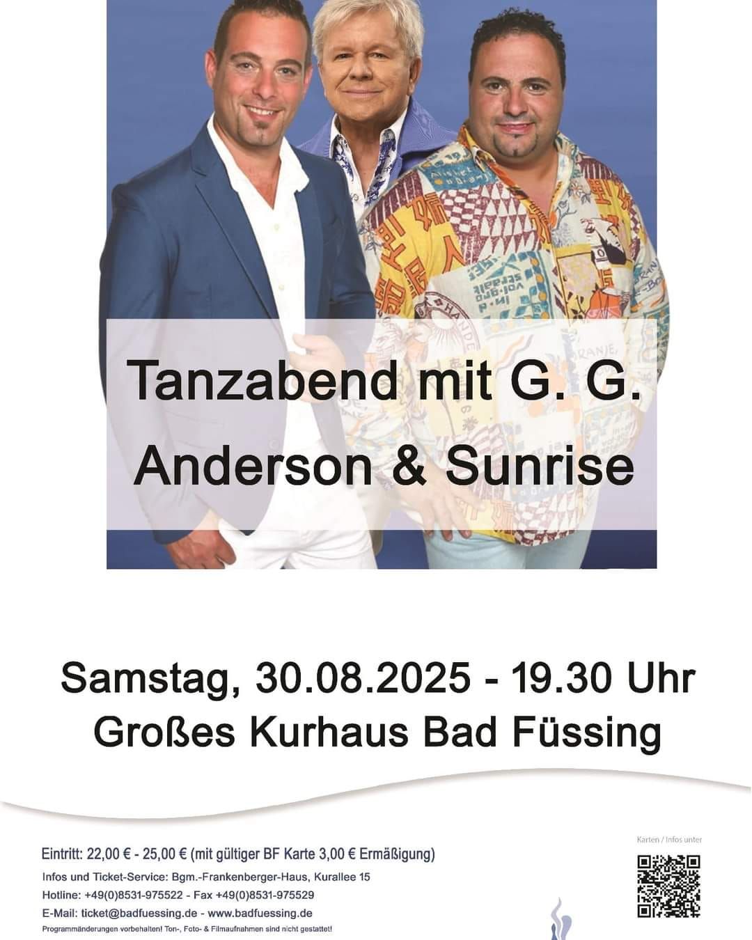 Tanzabend mit G.G. Anderson in 94072 Bad F\u00fcssing