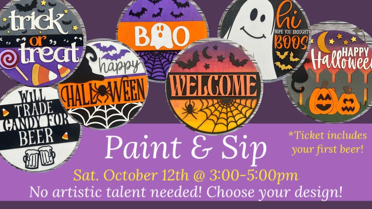 Paint & Sip at McArthur's Brew House