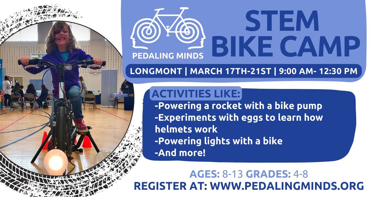 Longmont STEM Bike Exploration Weeklong Camp by Pedaling Minds