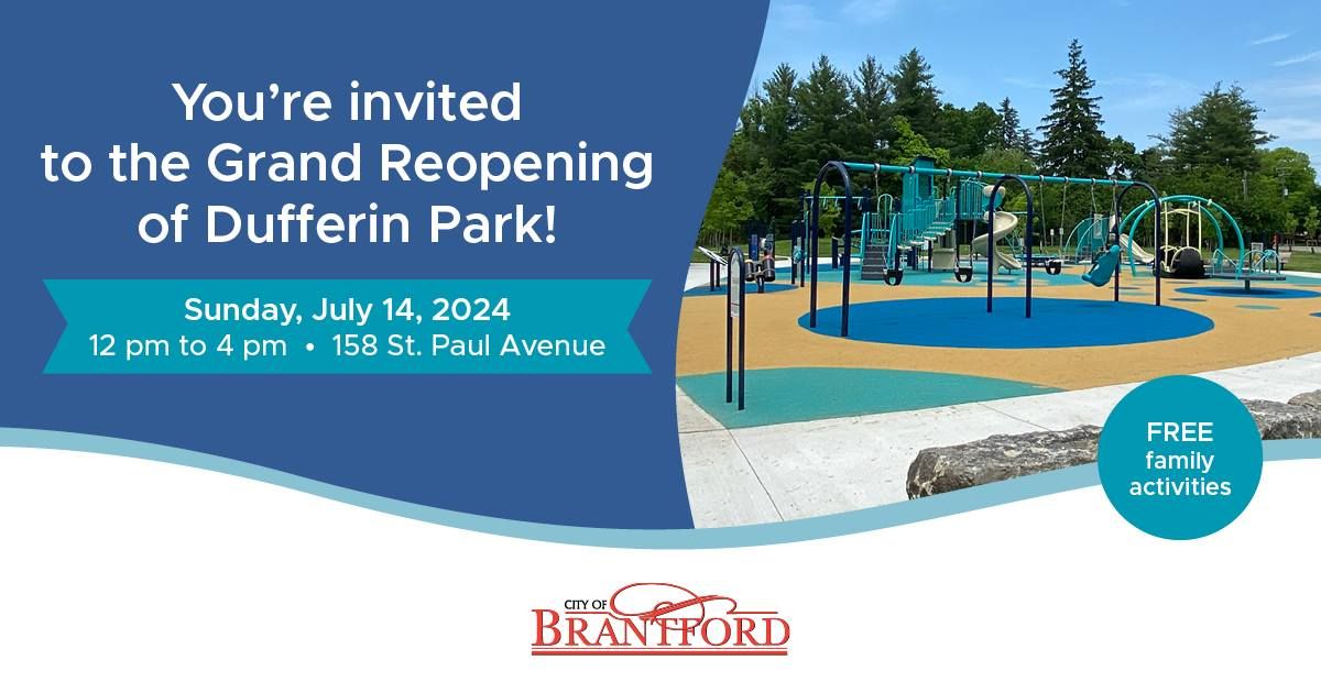 Grand Reopening of Dufferin Park