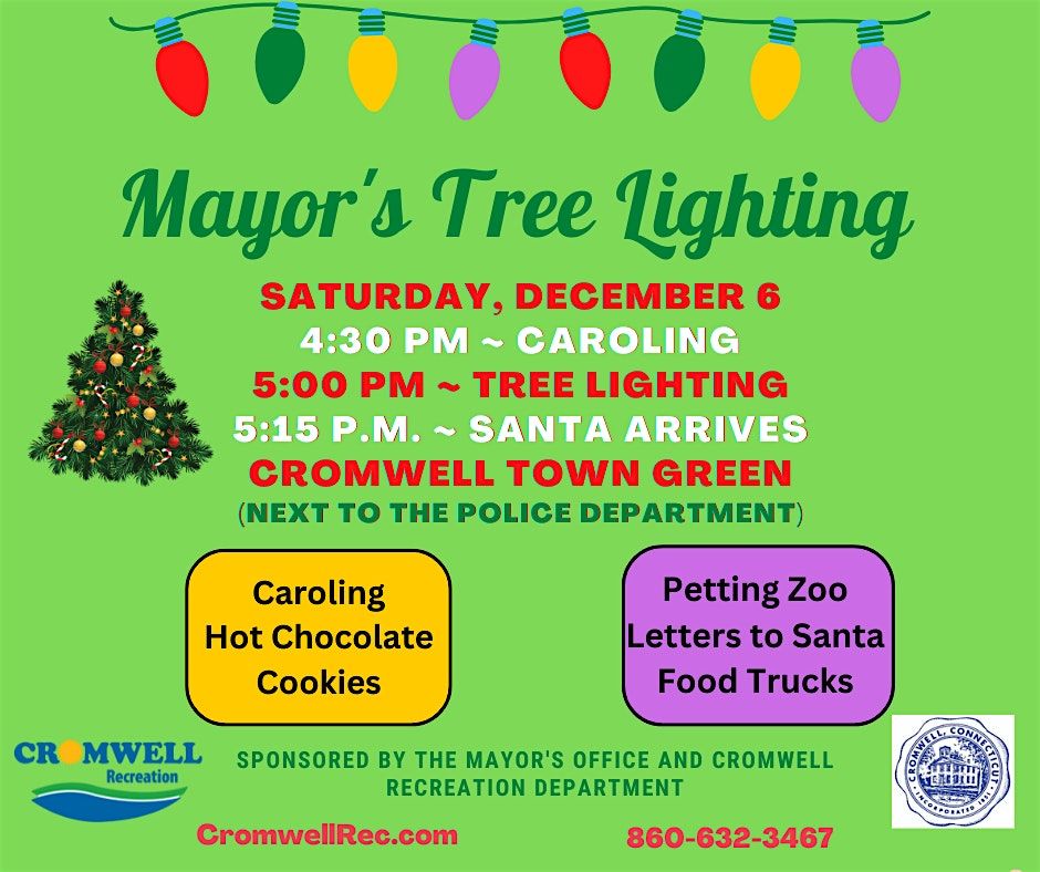 Cromwell Mayor's Tree Lighting
