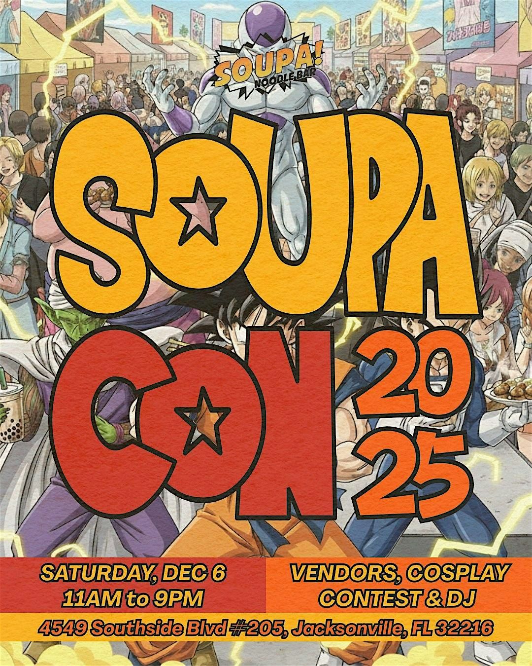 SOUPA CON 2025  VENDORS - SOUPA NOODLE BAR ANNIVERSARY CELEBRATION
