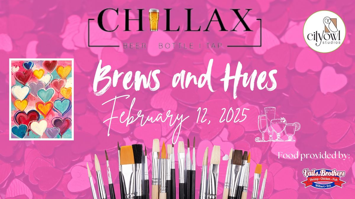 Brews and Hues: February Paint Night