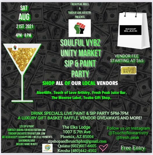 Soulful Vybz Unity Market and Sip & Paint Party