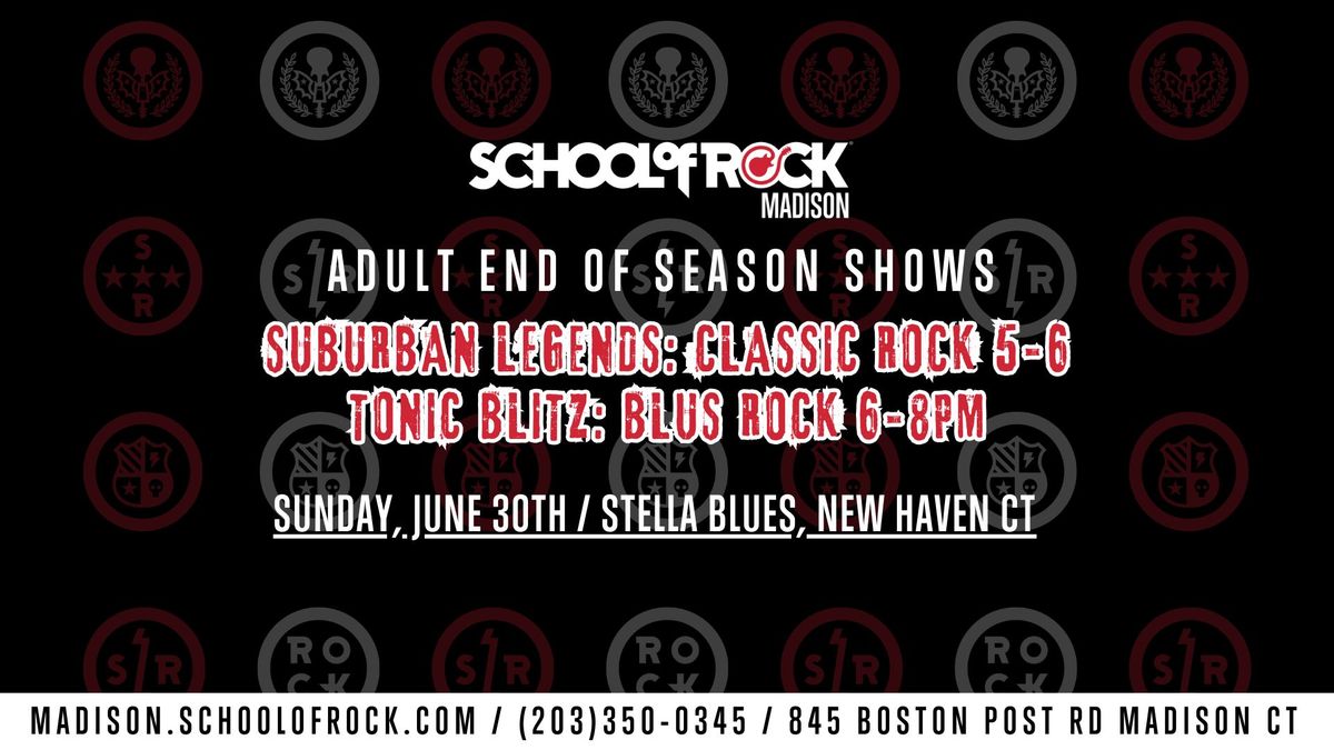 Adult Bands End of Season Shows!