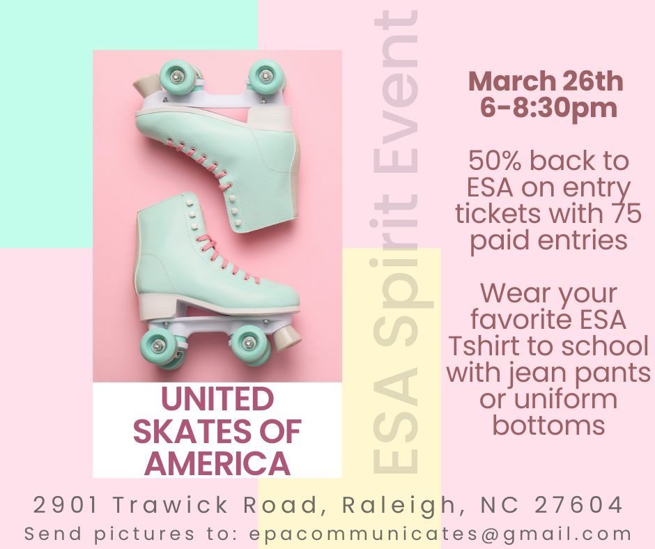 ESA Spirit Night at United Skates of America