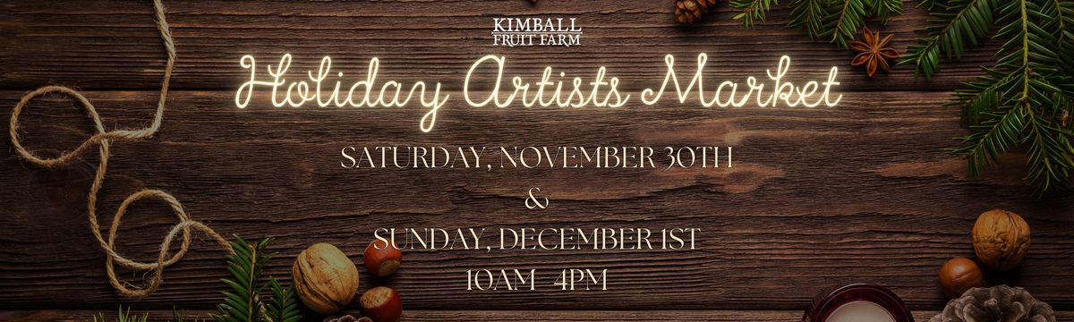 Small Business Weekend Holiday Artists Market