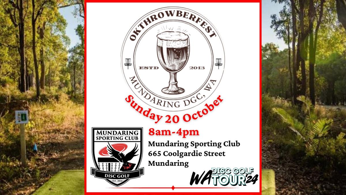 Okthrowberfest 2024, Mundaring Sporting Club Disc Golf Perth Western