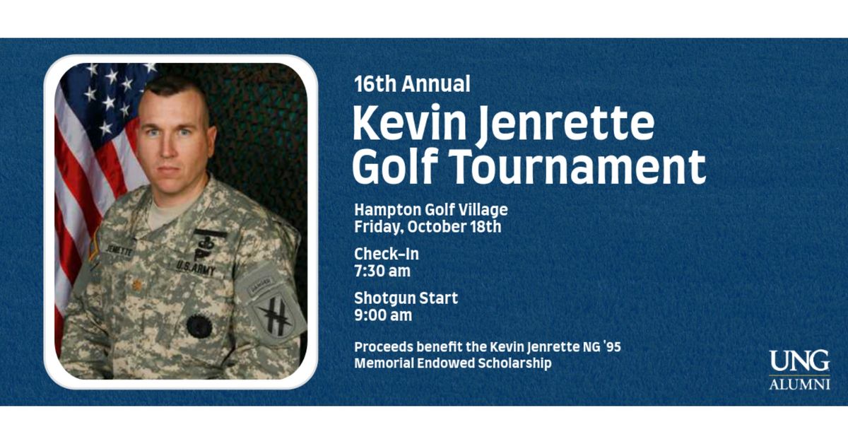 16th Annual Kevin Jenrette Golf Tournament 