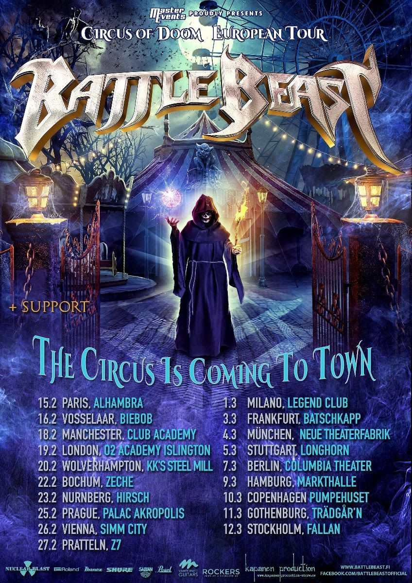 Battle Beast Hamburg Tickets