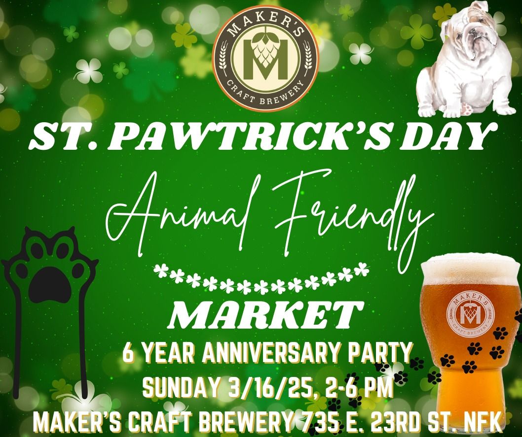 St. Pawtrick's Day Animal Friendly Market