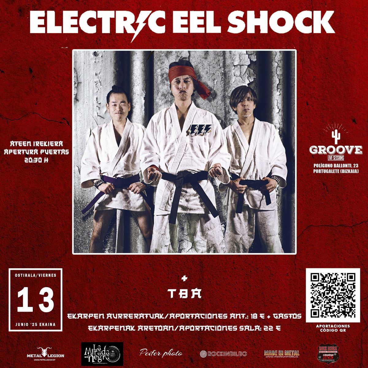 Electric Eel Shock + TBA en Groove - Portugalete