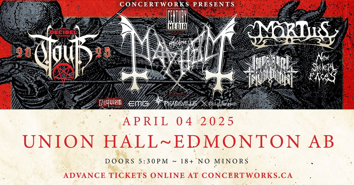 DECIBEL TOUR 2025 w\/ Mayhem, Mortiis, Imperial Triumphant & New Skeletal Faces - Edmonton