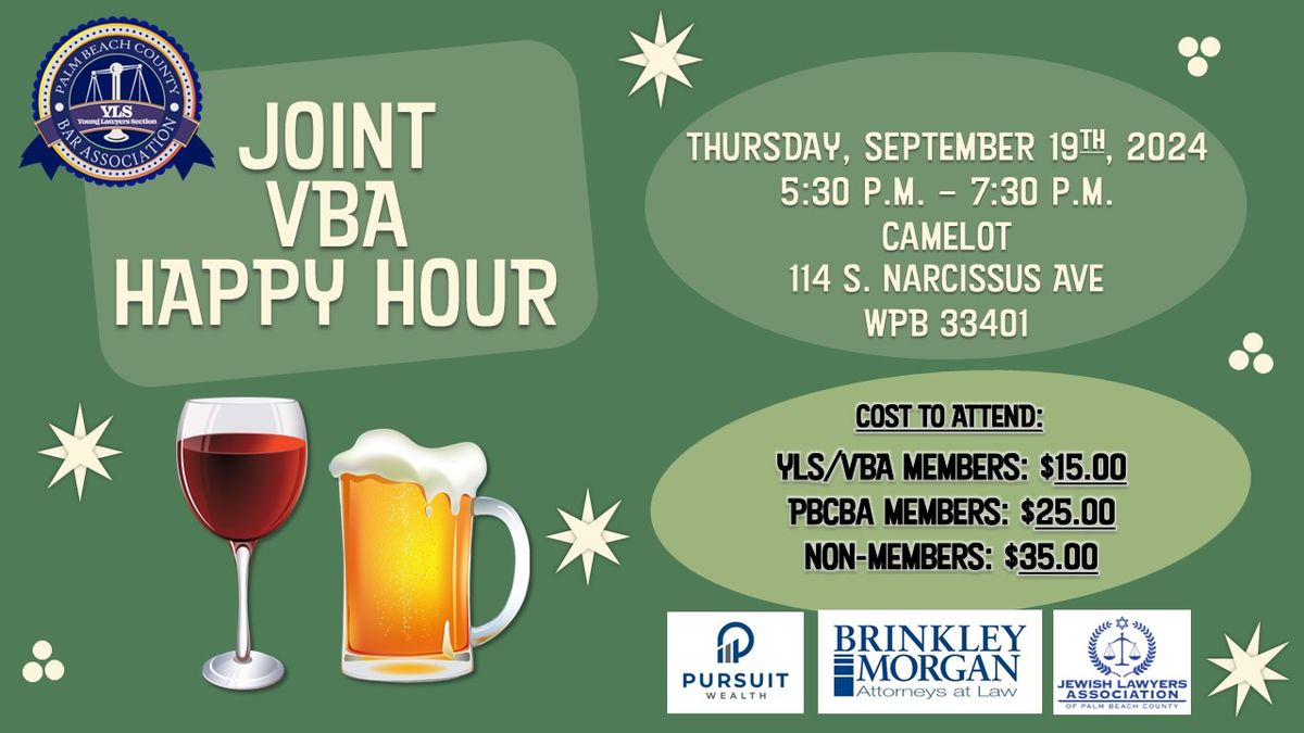 YLS Joint VBA Happy Hour