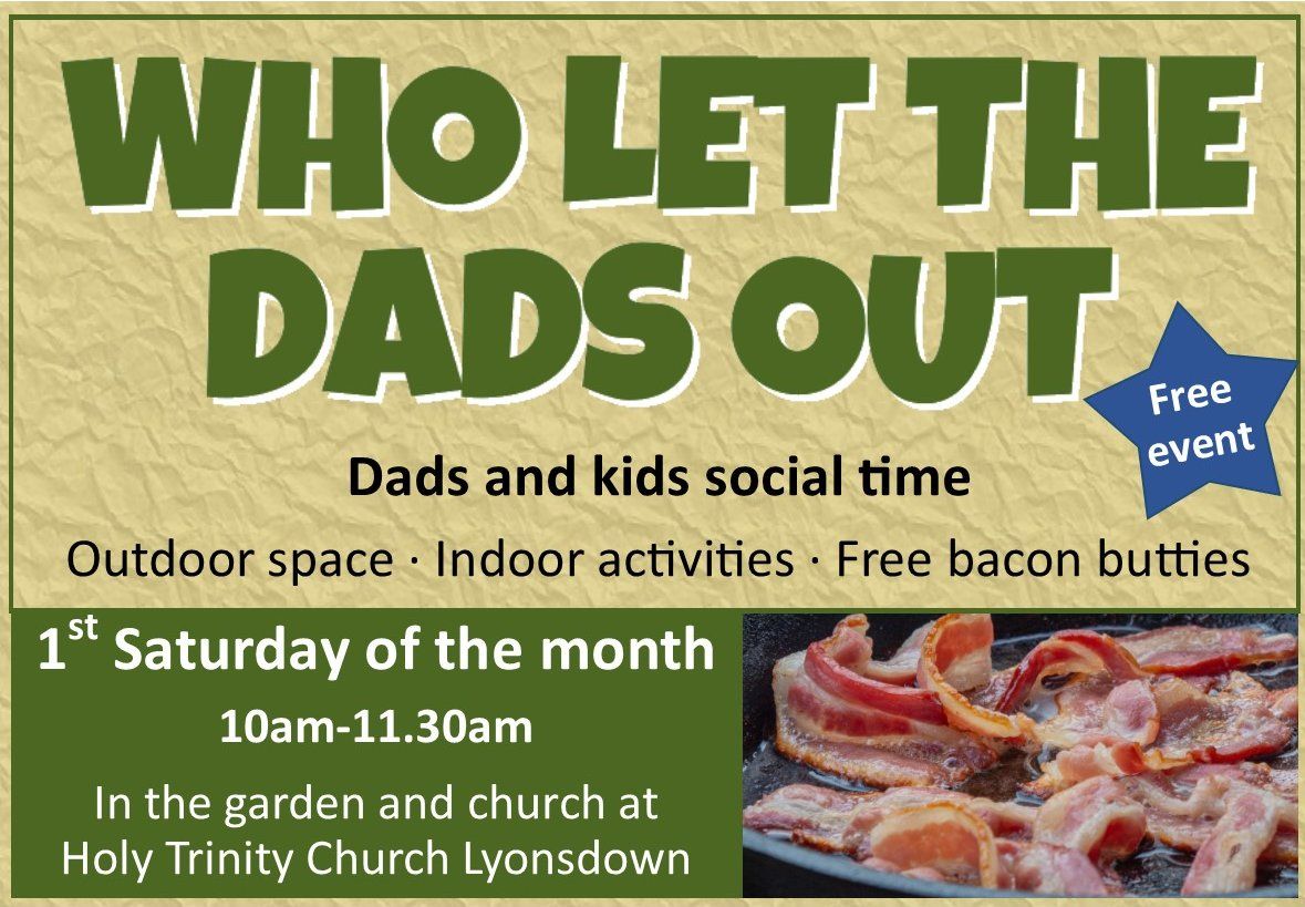 Who Let the Dads Out? Kids' and men's social time at Holy Trinity