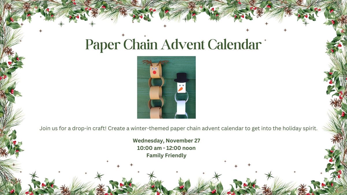 Paper Chain Advent Calendar