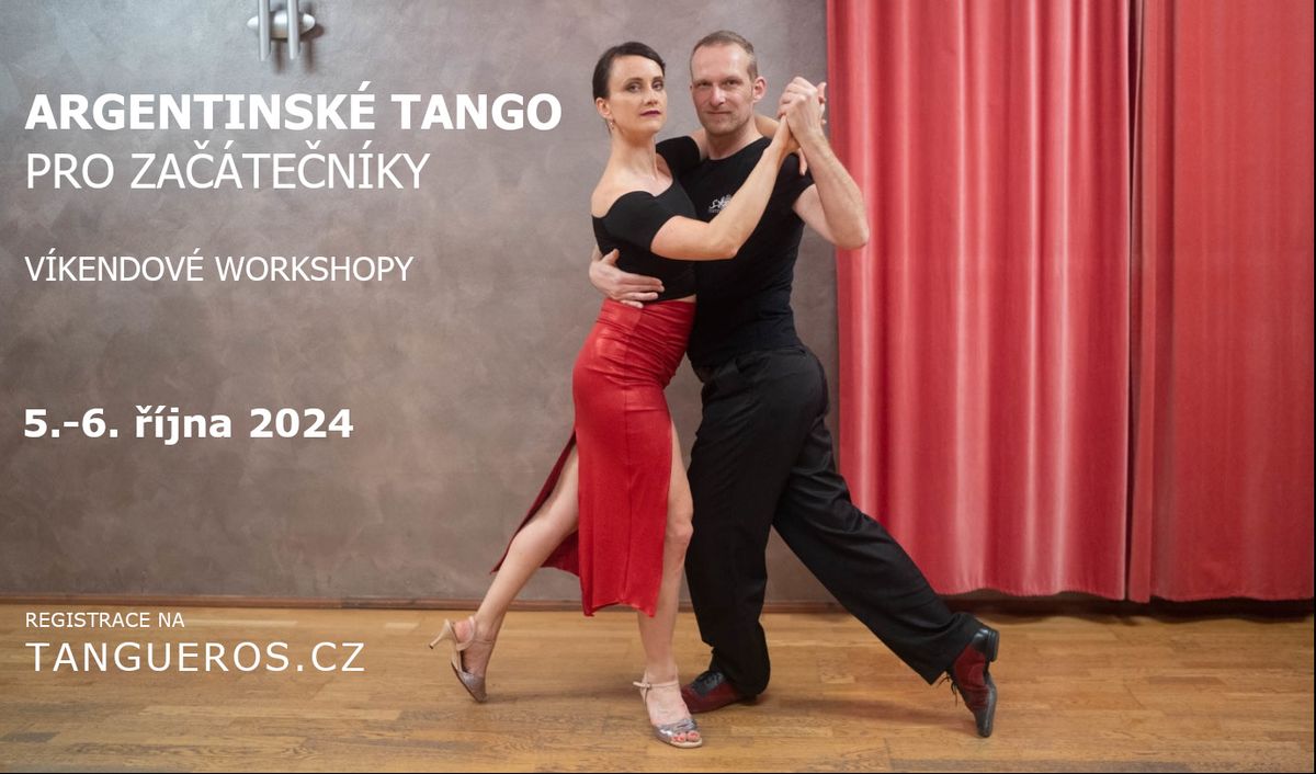 Argentinsk\u00e9 TANGO pro za\u010d\u00e1te\u010dn\u00edky s Davidem a Ir\u010dou - v\u00edkendov\u00e9 workshopy