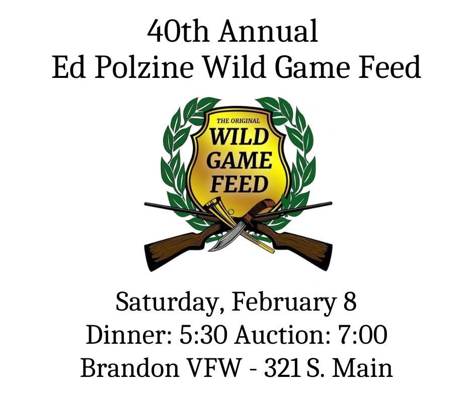 40th Annual Ed Polzine Wild Game Feed