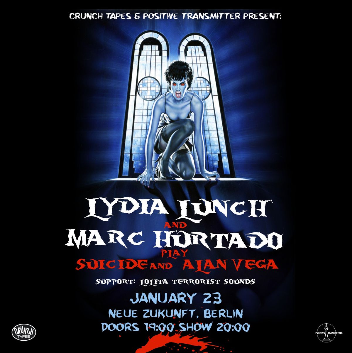 Lydia Lunch & Marc Hurtado play Suicide & Alan Vega \/ Lolita Terrorist Sounds