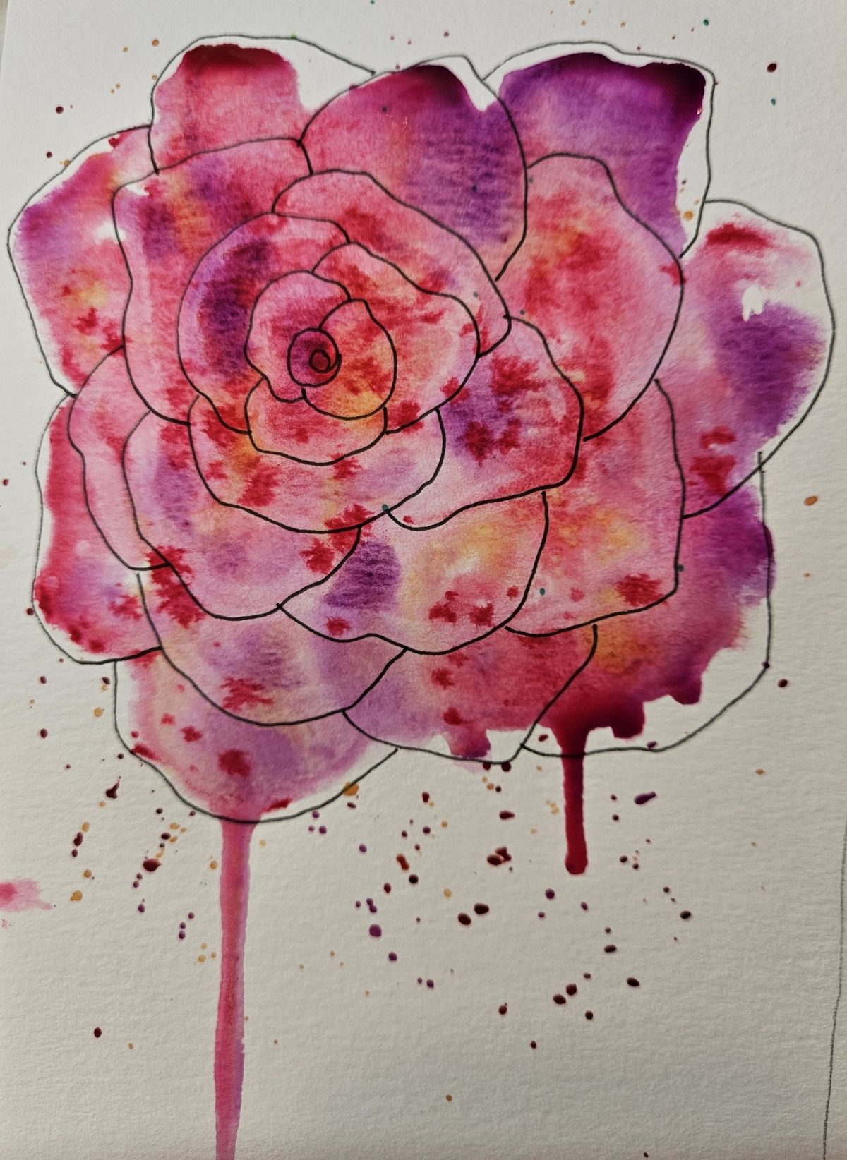 Watercolor Workshop at TASI (Florals)