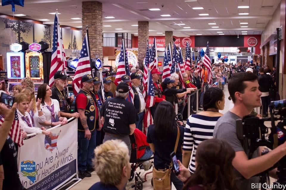 WELCOME HOME -  Honor Flight Nevada Veterans