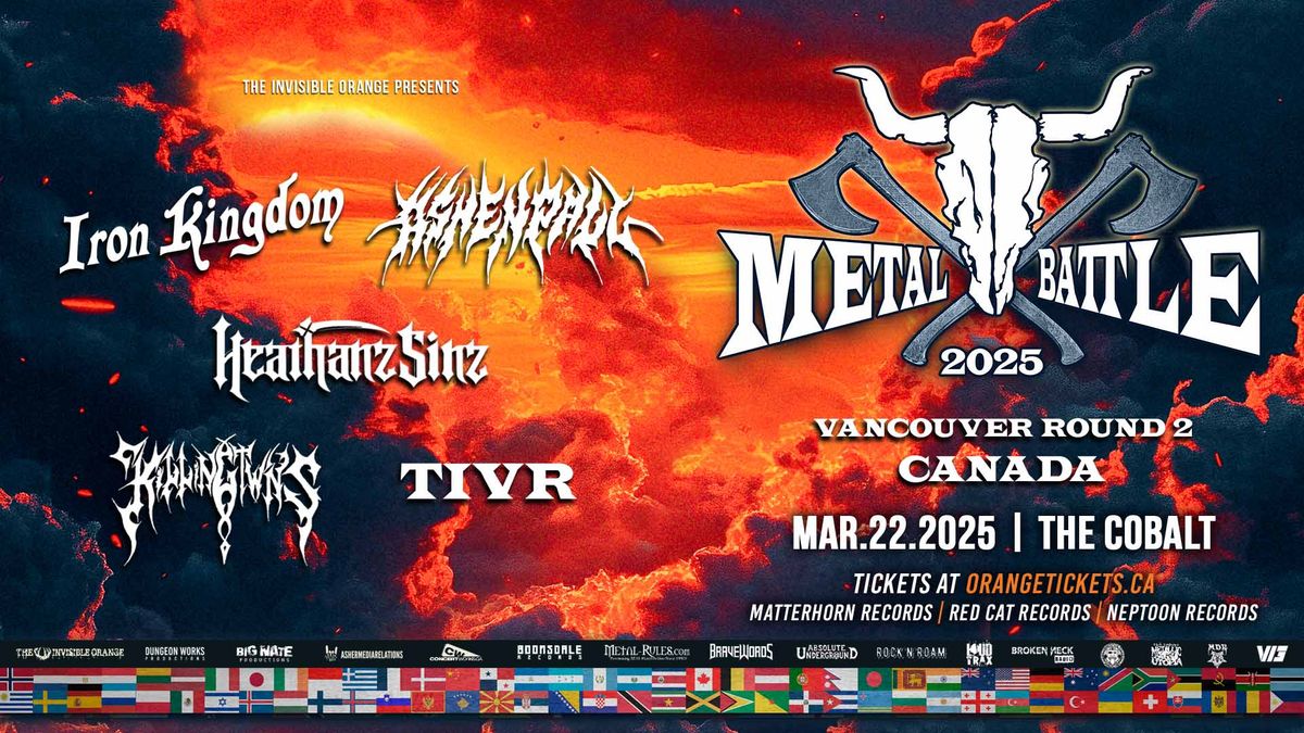 WACKEN METAL BATTLE 2025 : VANCOUVER ELIMINATION ROUND 2. March 22 @ The Cobalt