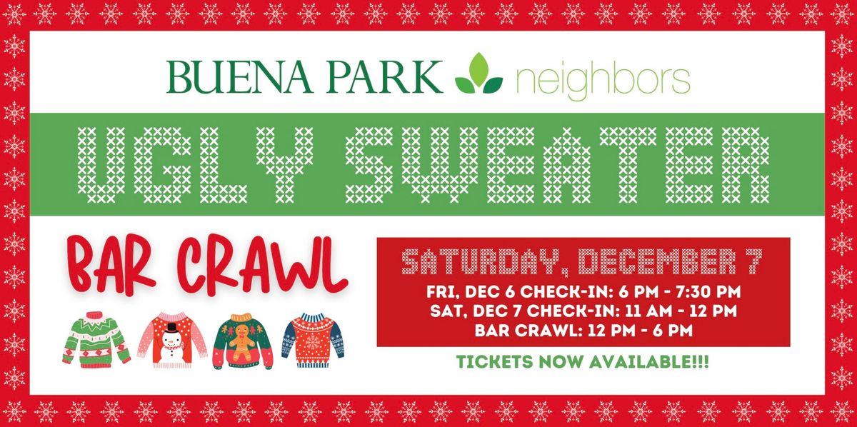 Buena Park Ugly Sweater Bar Crawl