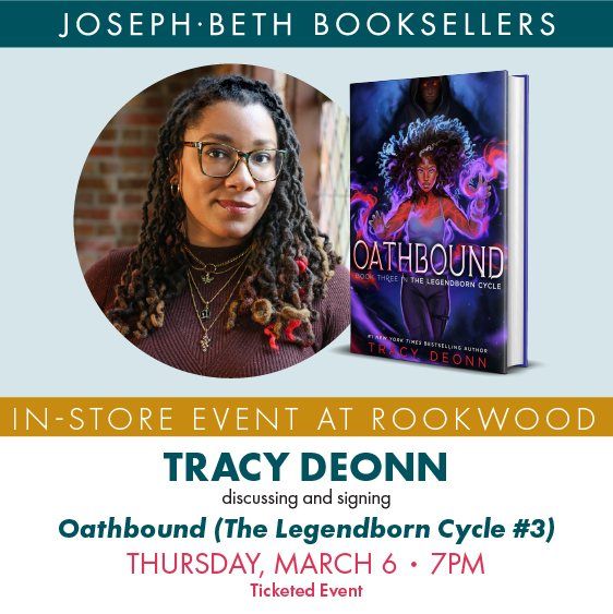 Tracy Deonn discussing and signing Oathbound (The Legendborn Cycle #3)