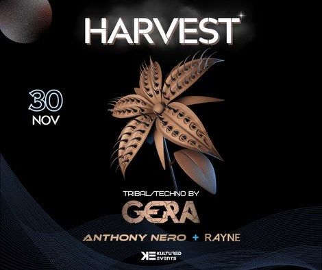 THE HARVEST PARTY with DJ GERA & ANTHONY NERO b2b RAYNE @ BAMBU NIGHTCLUB 11.30.24 